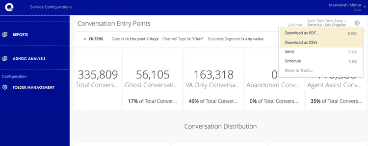 AnalyticsConsole DownloadData