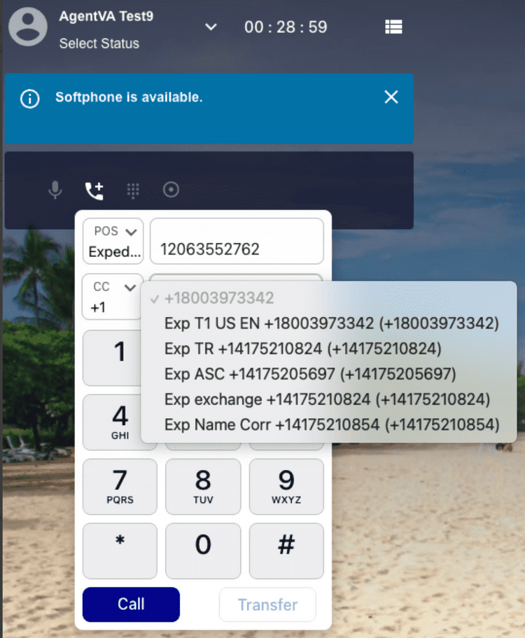 ClickToCall MultipleCLI