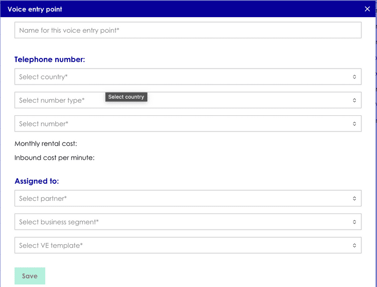 adding voice entry point